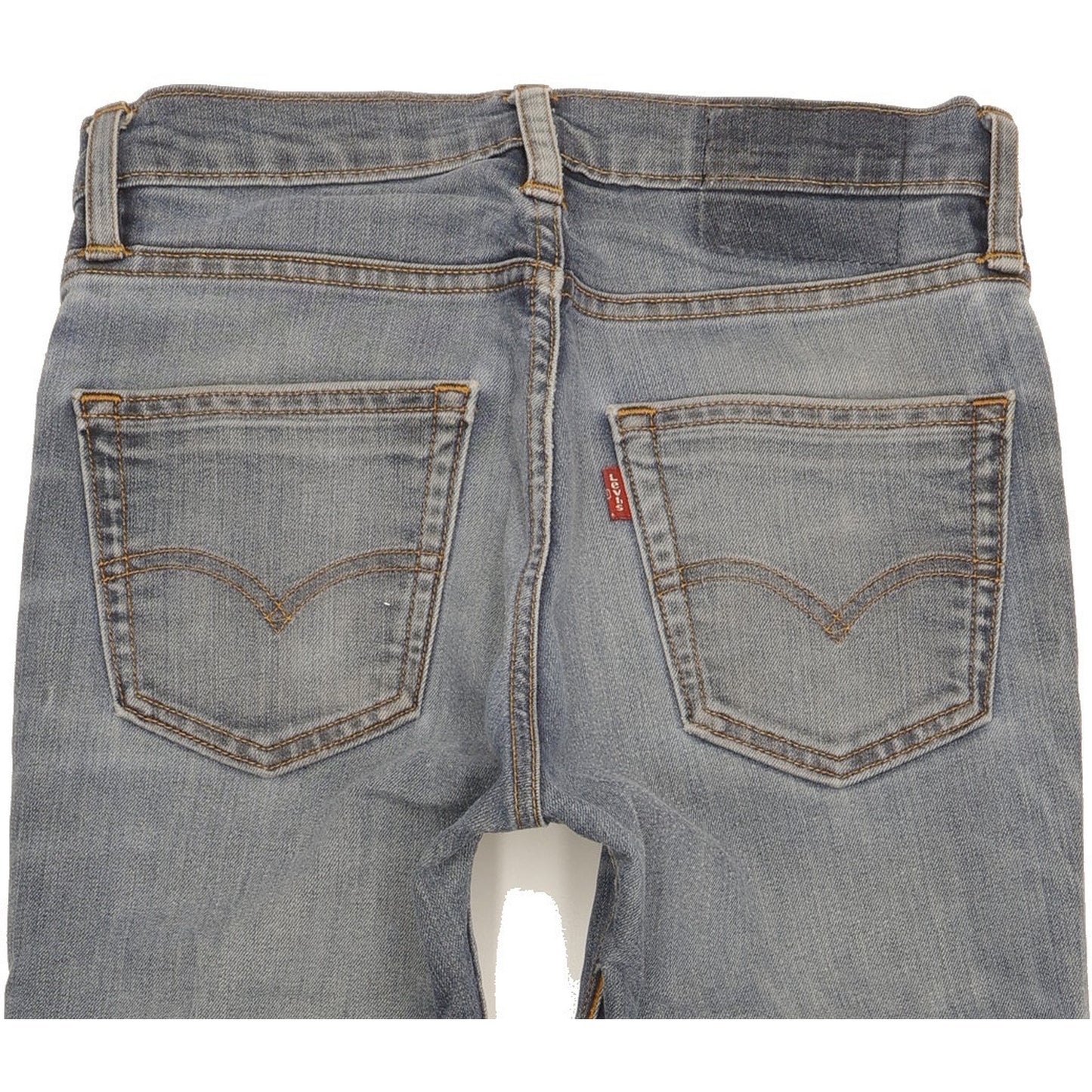 Levi's Men Blue Straight Slim Stretch Jeans W28 L32