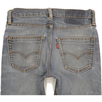 Levi's Men Blue Straight Slim Stretch Jeans W28 L32