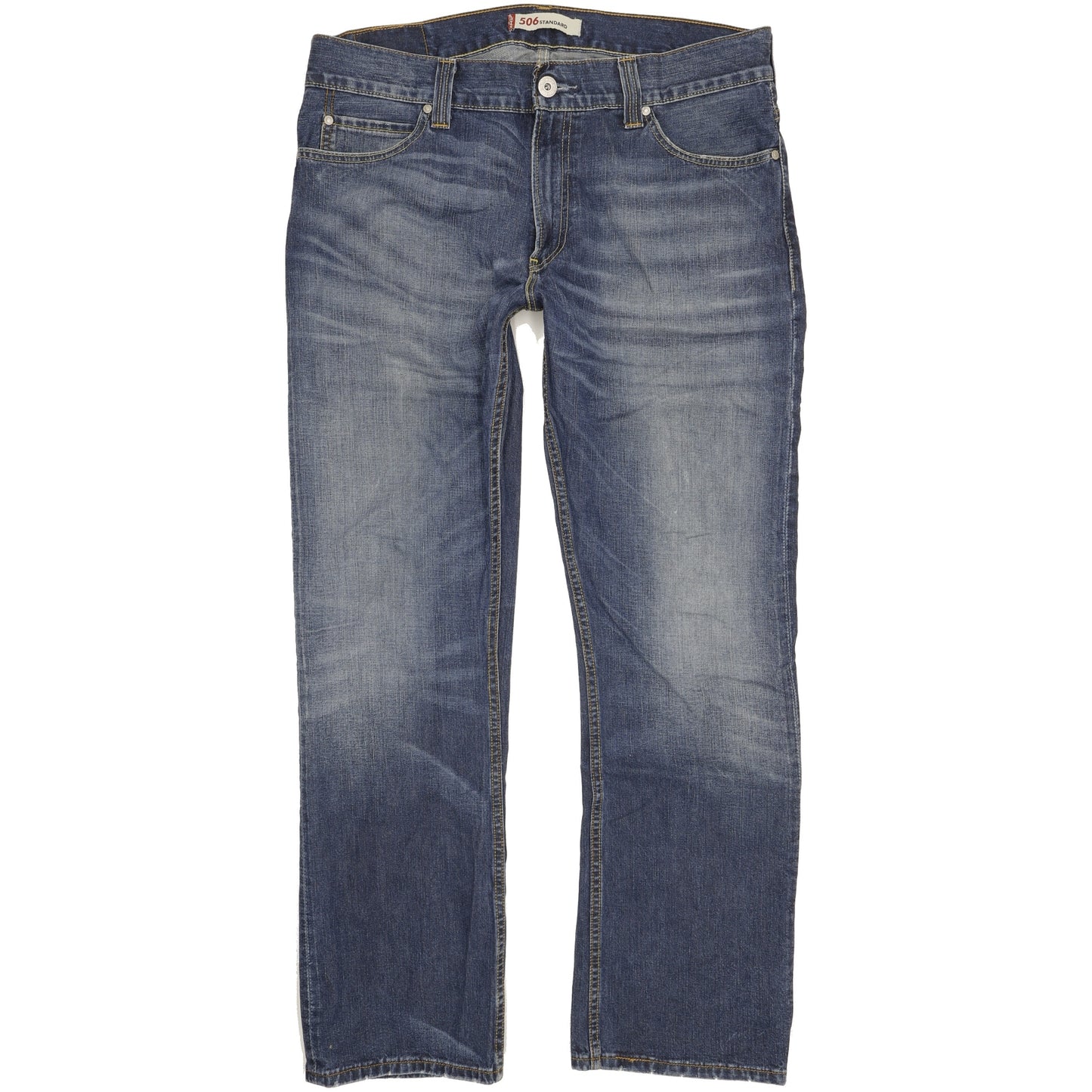 Levi's 506 Men Blue Straight Regular Jeans W38 L32