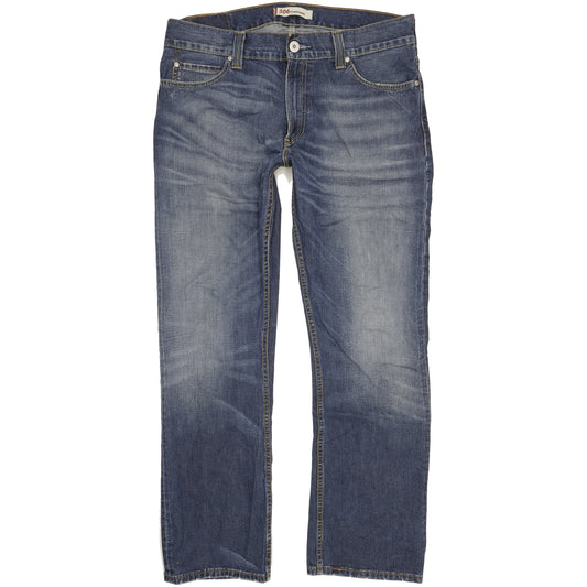 Levi's 506 Men Blue Straight Regular Jeans W38 L32