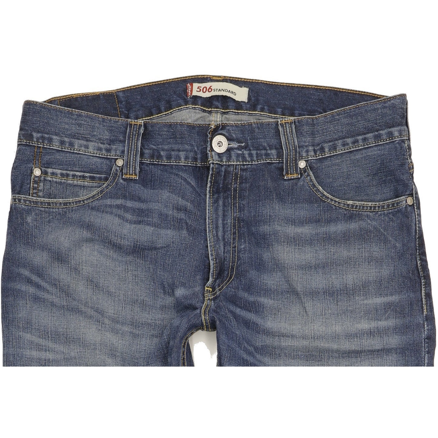 Levi's 506 Men Blue Straight Regular Jeans W38 L32