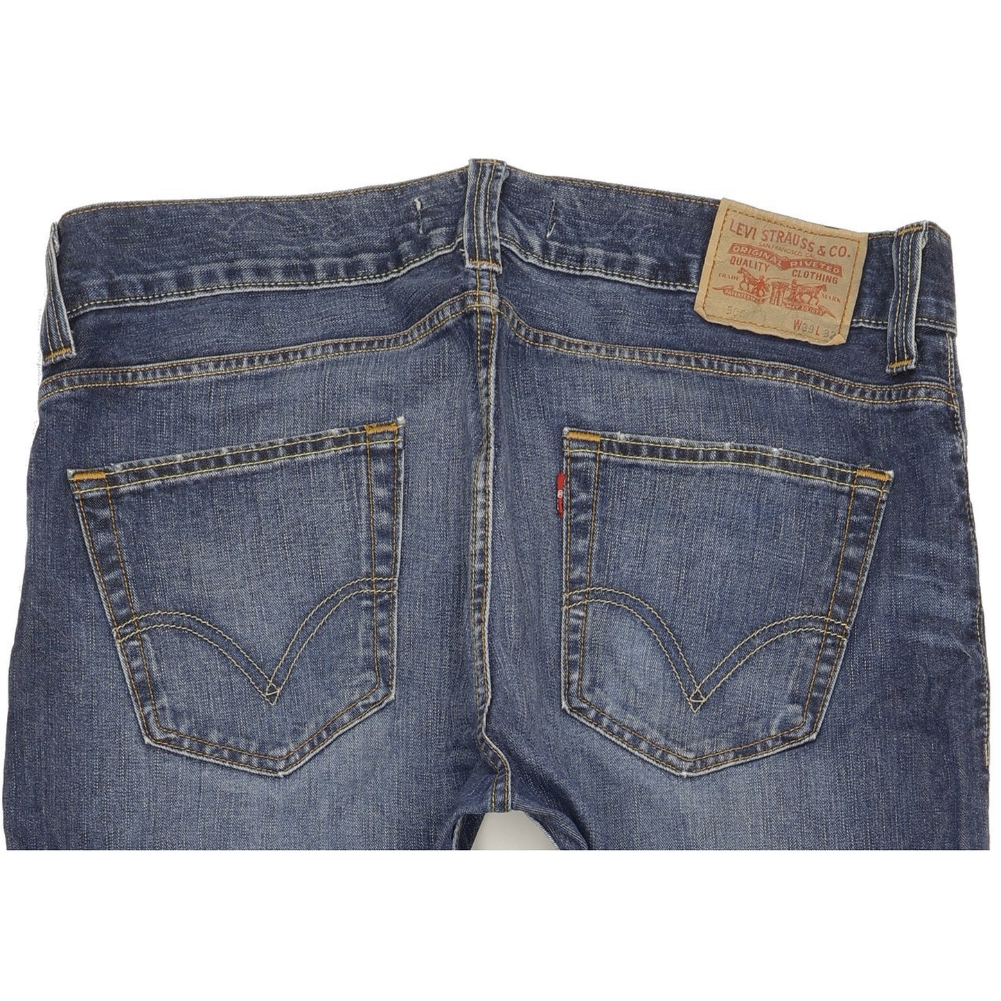 Levi's 506 Men Blue Straight Regular Jeans W38 L32