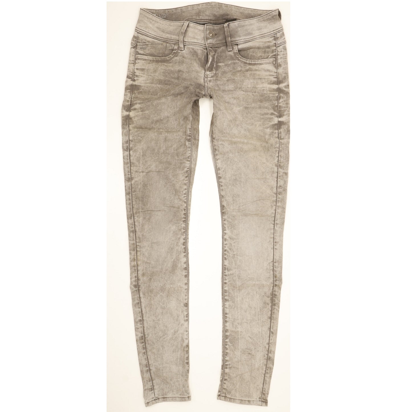 G-Star Lynn Women Grey Skinny Slim Stretch Jeans W28 L33