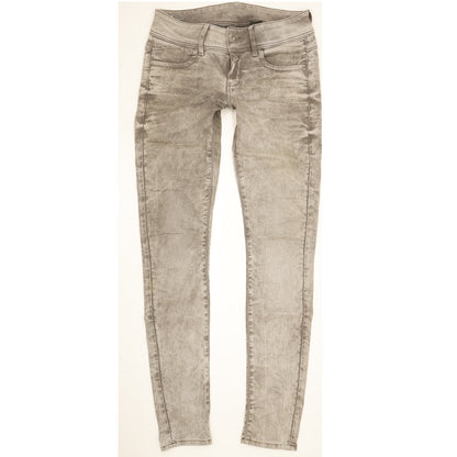 G-Star Lynn Women Grey Skinny Slim Stretch Jeans W28 L33