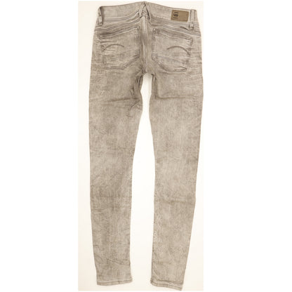 G-Star Lynn Women Grey Skinny Slim Stretch Jeans W28 L33
