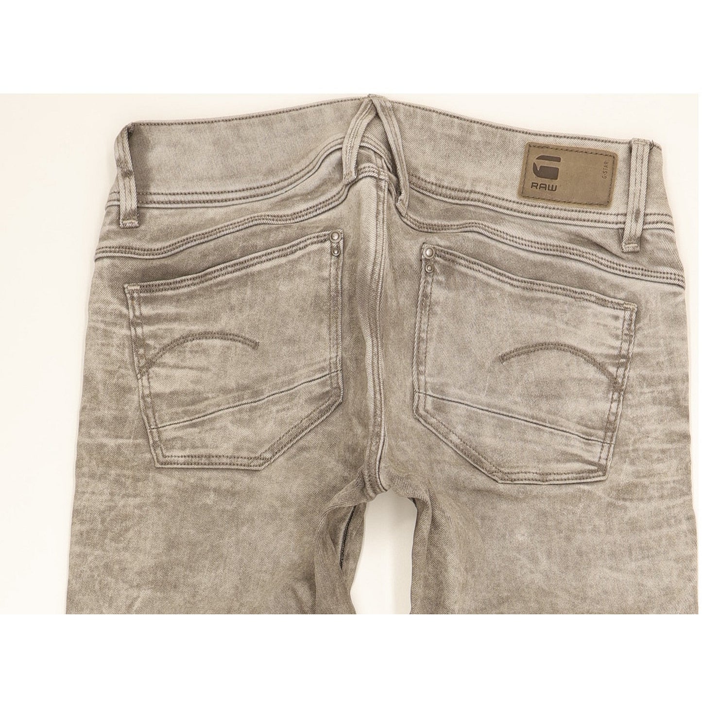 G-Star Lynn Women Grey Skinny Slim Stretch Jeans W28 L33