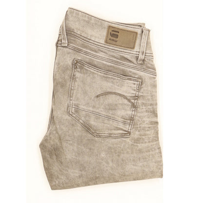 G-Star Lynn Women Grey Skinny Slim Stretch Jeans W28 L33