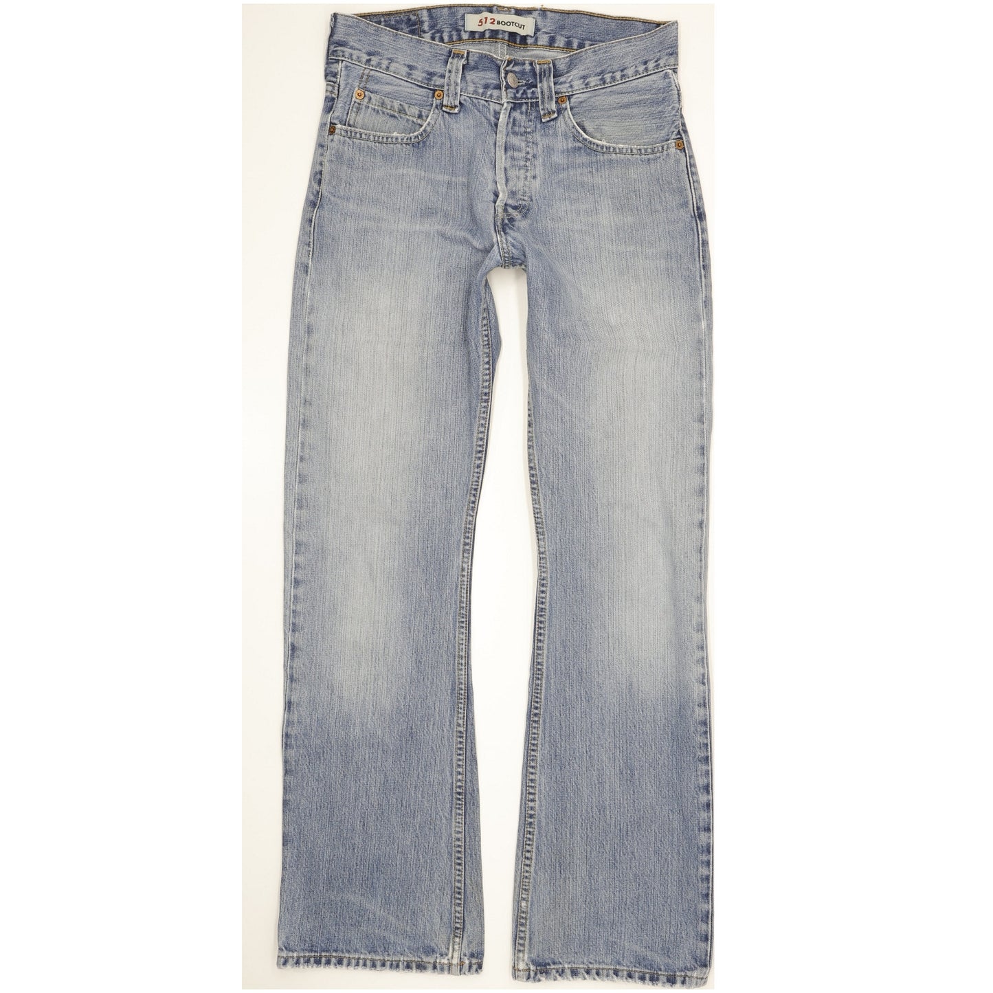 Levi's 512 Men Blue Bootcut Slim Jeans W30 L32