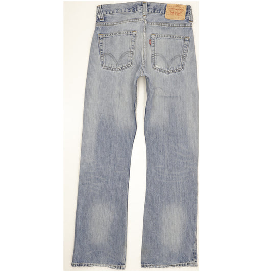 Levi's 512 Men Blue Bootcut Slim Jeans W30 L32