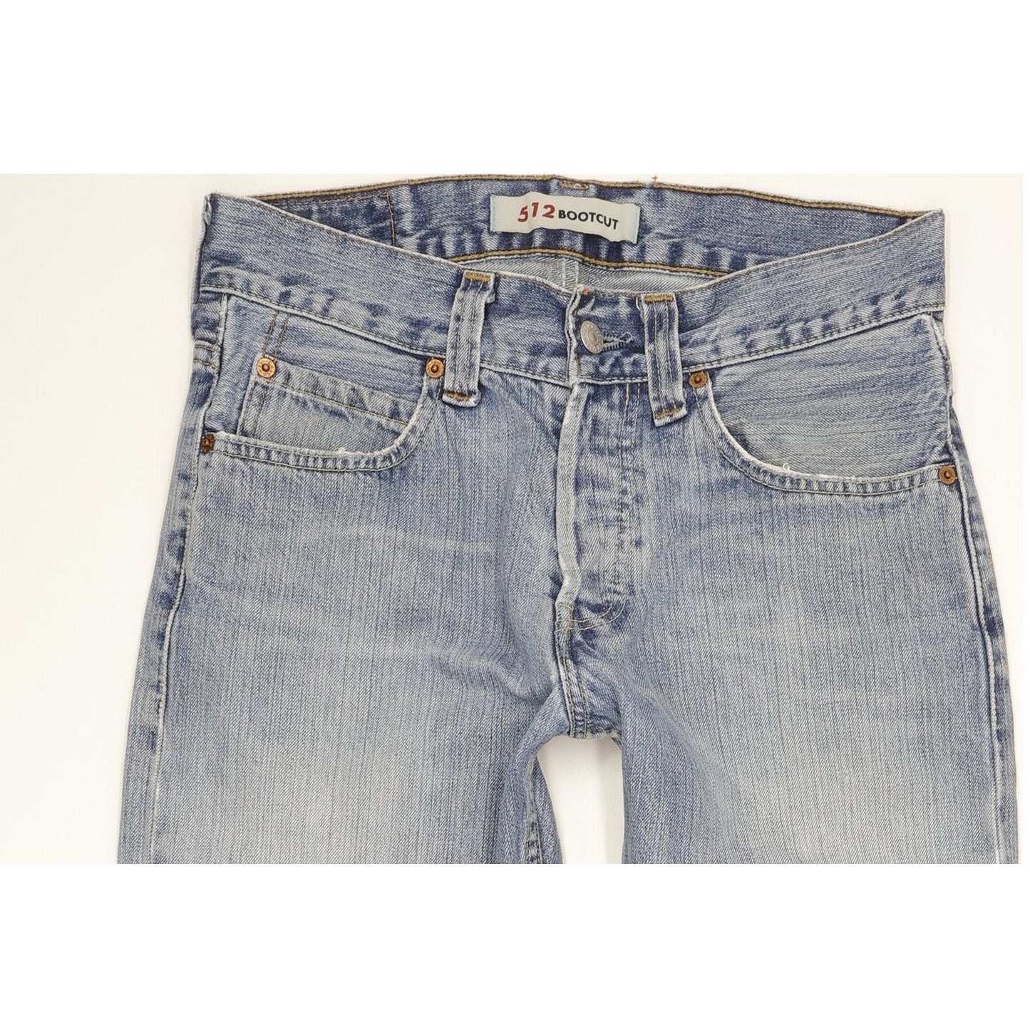 Levi's 512 Men Blue Bootcut Slim Jeans W30 L32