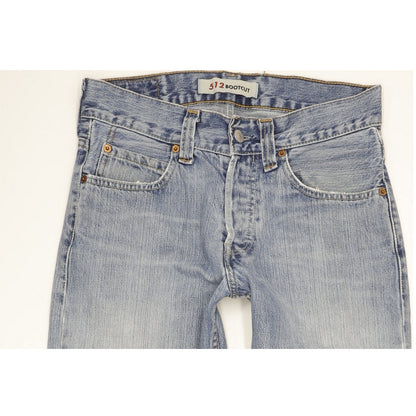 Levi's 512 Men Blue Bootcut Slim Jeans W30 L32