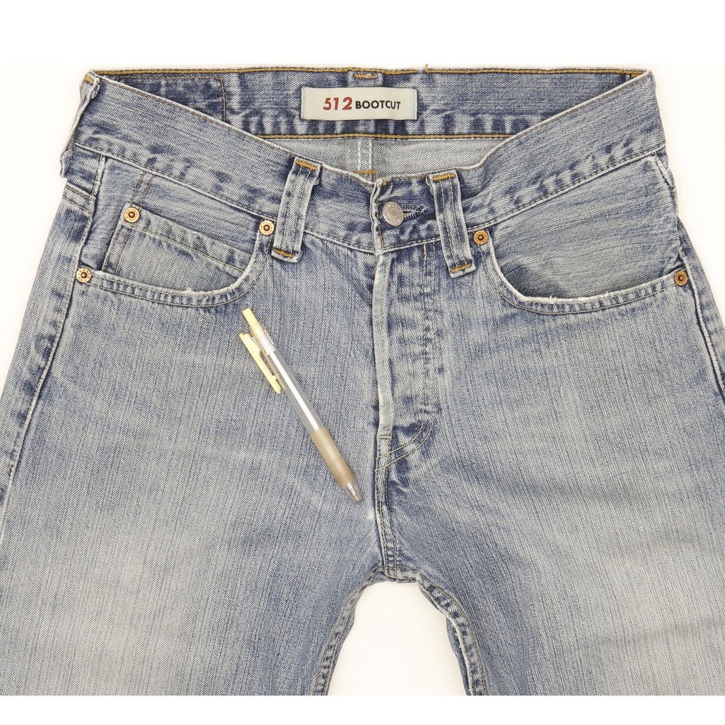 Levi's 512 Men Blue Bootcut Slim Jeans W30 L32