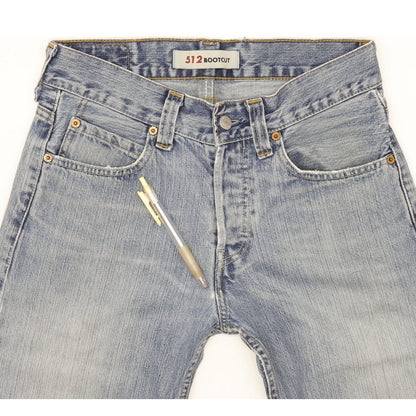 Levi's 512 Men Blue Bootcut Slim Jeans W30 L32