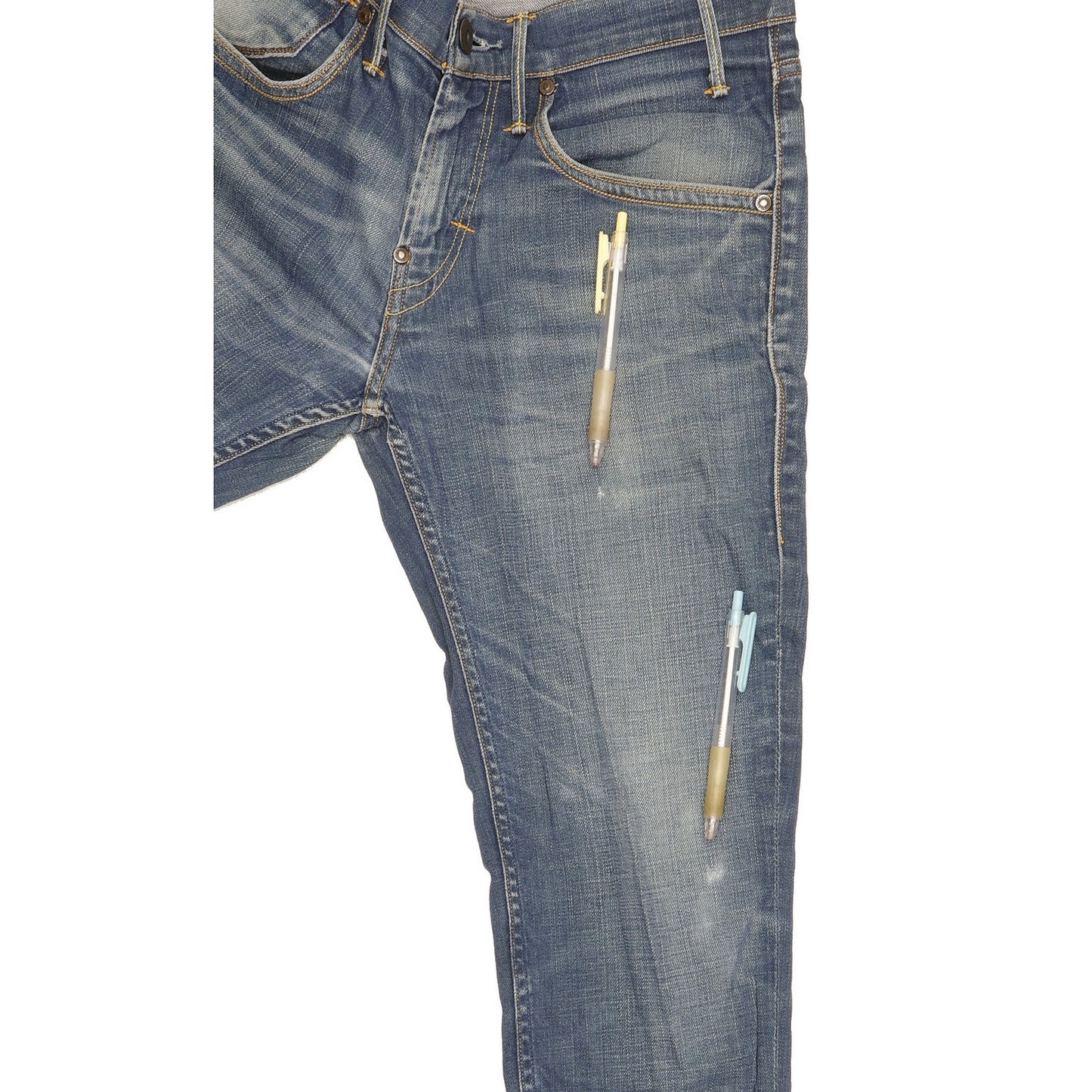 Levi's Men Blue Skinny Slim Stretch Jeans W30 L29