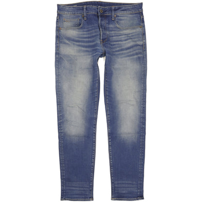 G-Star 3301 Men Blue Straight Slim Jeans W32 L31