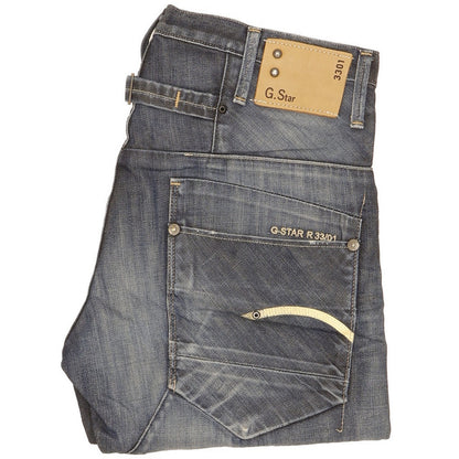 G-Star Men Blue Bootcut Slim Jeans W32 L34