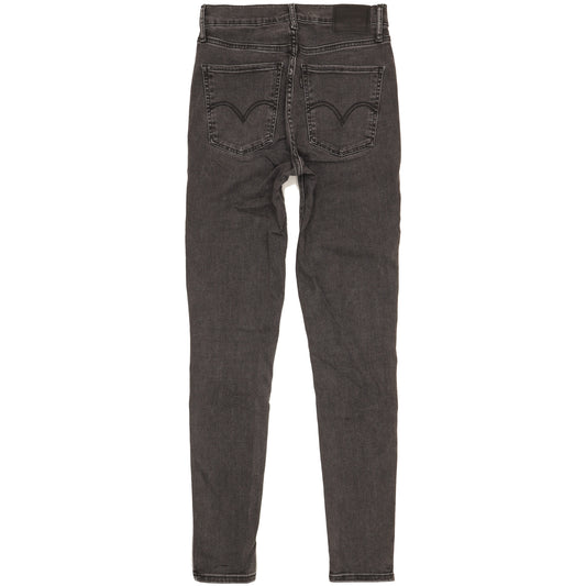 Levi's Mile Black Skinny Slim Stretch Jeans High Waisted W29 L32