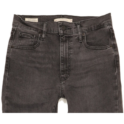 Levi's Mile Black Skinny Slim Stretch Jeans High Waisted W29 L32