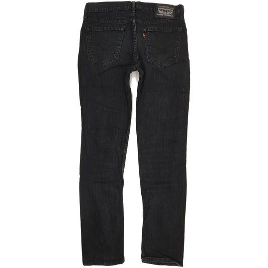 Levi's 511 Men Black Straight Slim Stretch Jeans W32 L33