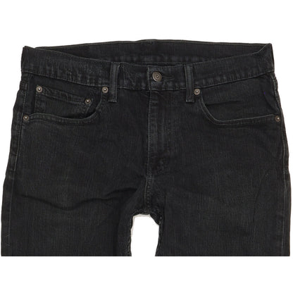 Levi's 511 Men Black Straight Slim Stretch Jeans W32 L33