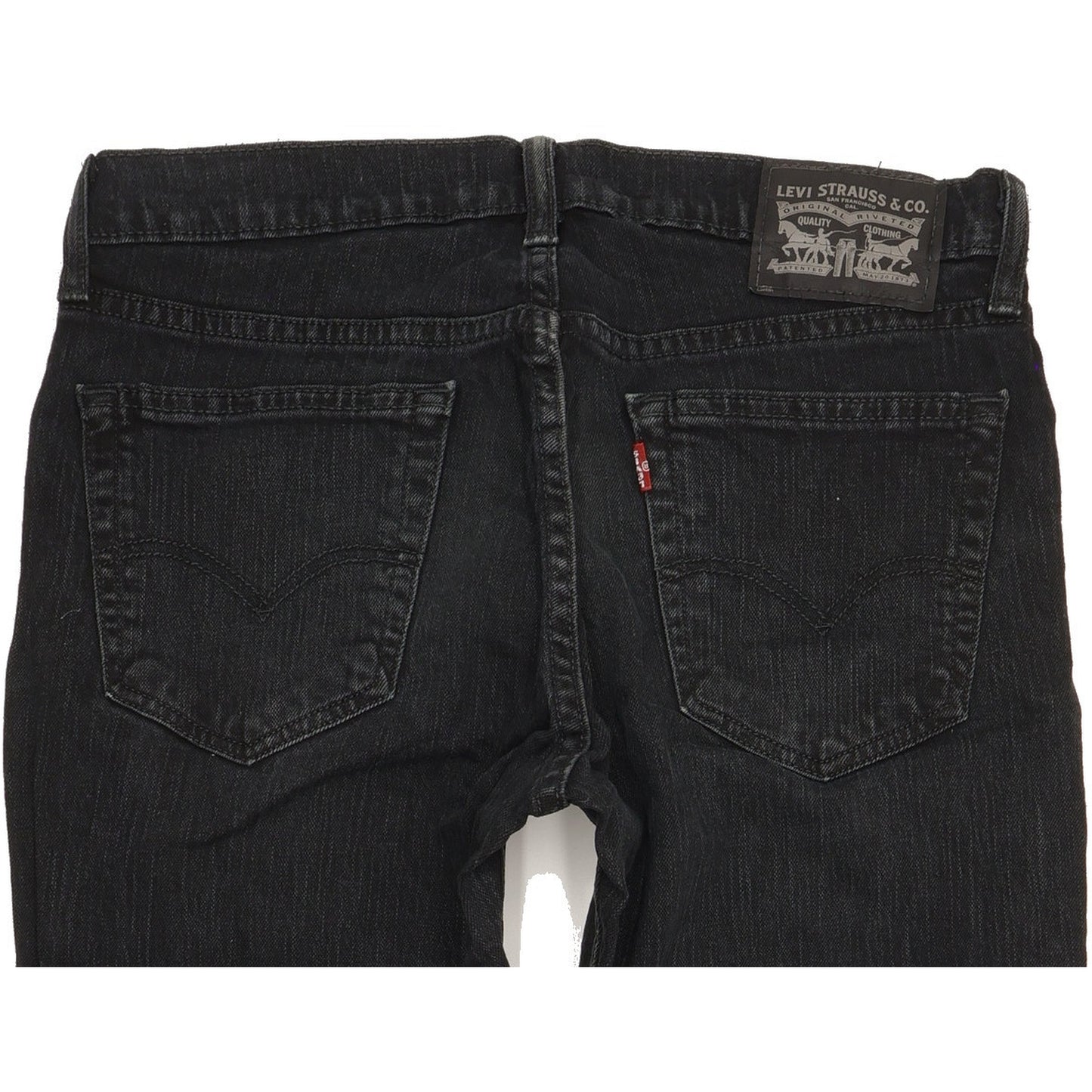 Levi's 511 Men Black Straight Slim Stretch Jeans W32 L33