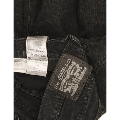 Levi's 511 Men Black Straight Slim Stretch Jeans W32 L33