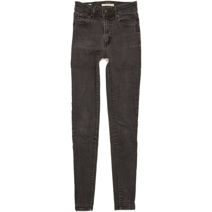 Levi's Mile Women Black Skinny Slim Stretch Jeans W26 L31