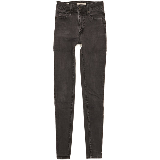Levi's Mile Women Black Skinny Slim Stretch Jeans W26 L31