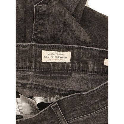 Levi's Mile Women Black Skinny Slim Stretch Jeans W26 L31