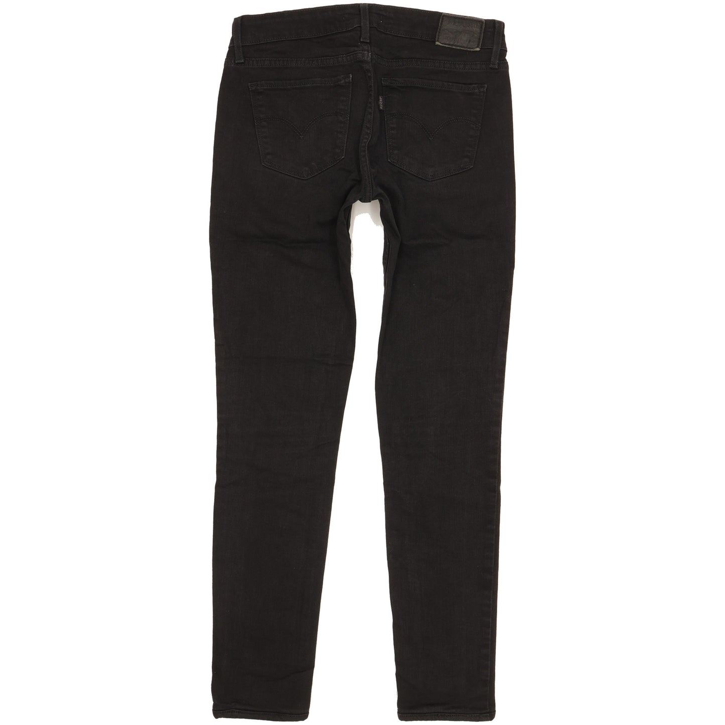 Levi's 711 Women Black Skinny Slim Stretch Jeans W27 L29