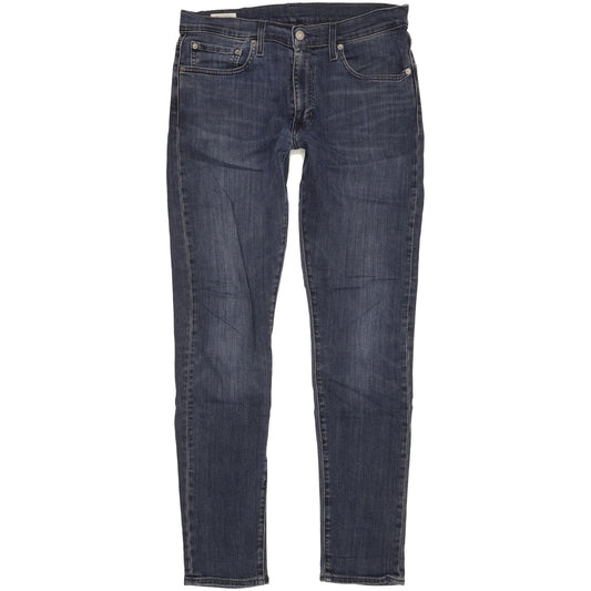 Levi's 512 Men Blue Tapered Slim Stretch Jeans W32 L32
