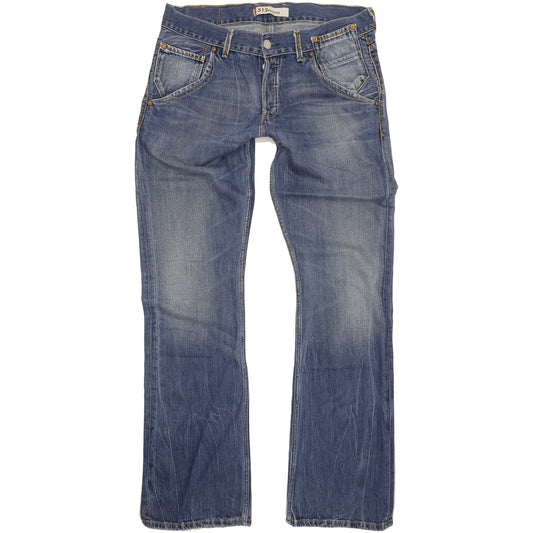 Levi's 512 Men Blue Bootcut Slim Jeans W36 L36