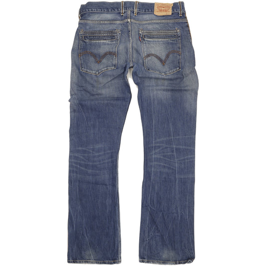 Levi's 512 Men Blue Bootcut Slim Jeans W36 L36