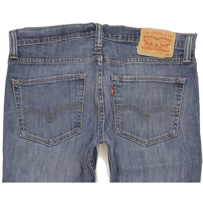 Levi's 511 Irregular Men Blue Straight Slim Stretch Jeans W32 L29