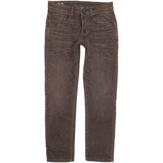 G-Star 3301 Men Grey Tapered Slim Stretch Jeans W32 L31