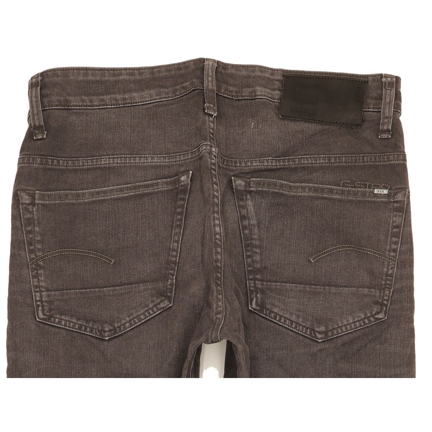 G-Star 3301 Men Grey Tapered Slim Stretch Jeans W32 L31