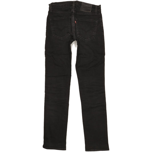 Levi's 511 Men Black Straight Slim Stretch Jeans W30 L33