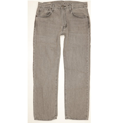 Levi's 551 Men Grey Straight Regular Jeans W33 L30