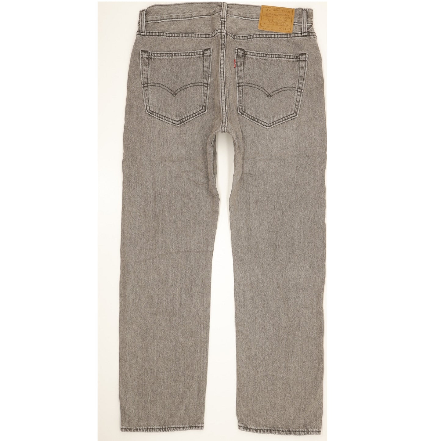 Levi's 551 Men Grey Straight Regular Jeans W33 L30