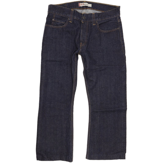 Levi's 512 Men Blue Straight Regular Jeans W34 L26
