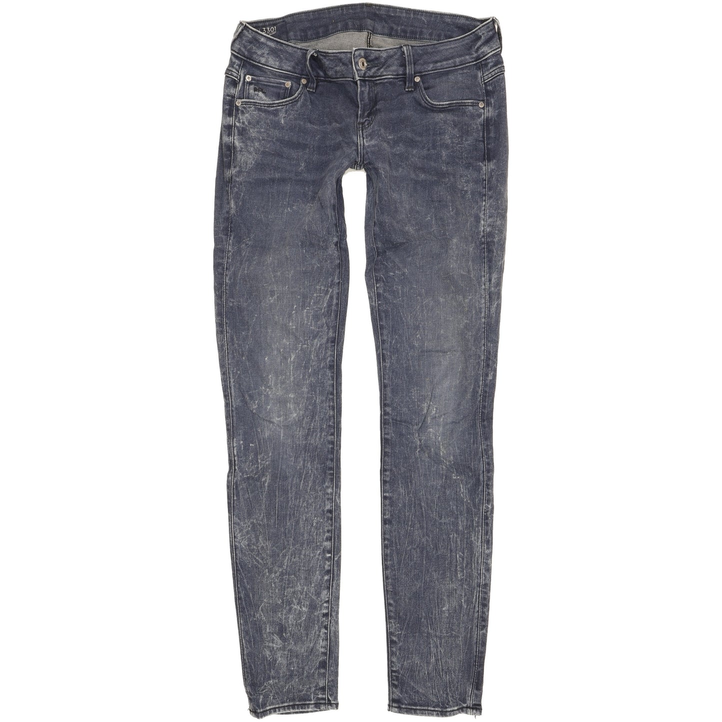 G-Star 3301 Women Blue Skinny Slim Stretch Jeans W29 L33