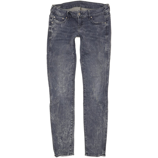 G-Star 3301 Women Blue Skinny Slim Stretch Jeans W29 L33