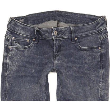 G-Star 3301 Women Blue Skinny Slim Stretch Jeans W29 L33