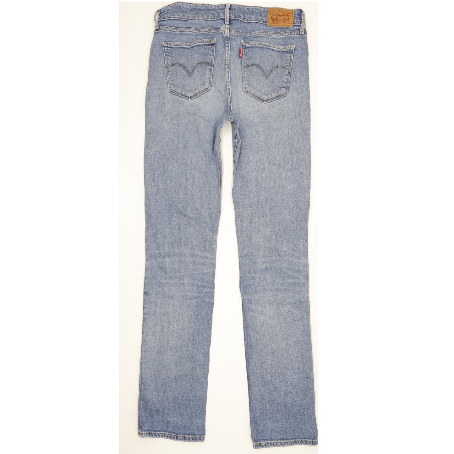 Levi's 714 Women Blue Straight Slim Stretch Jeans W28 L32