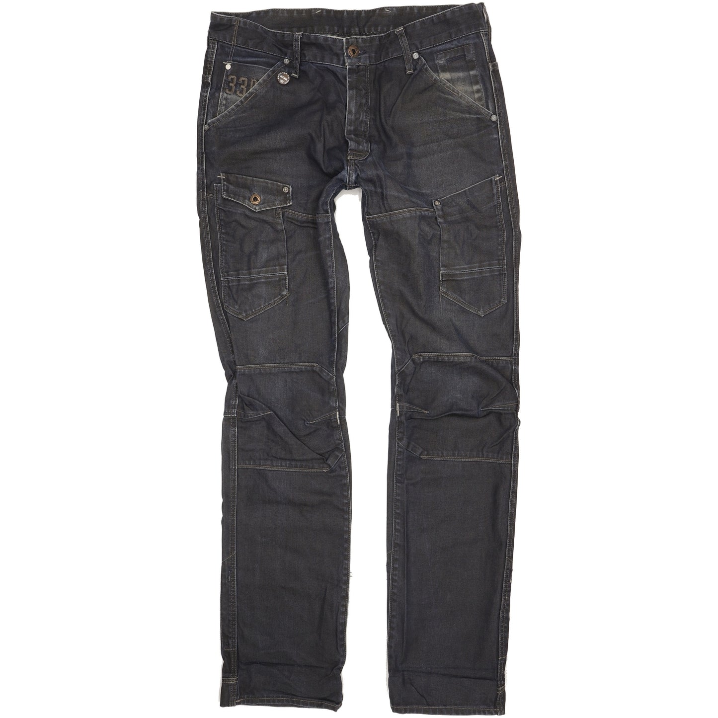 G-Star 5620 Men Navy Tapered Regular Jeans W36 L35