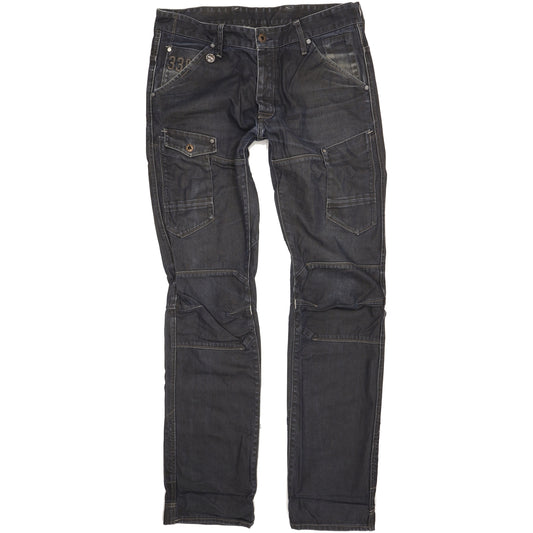 G-Star 5620 Men Navy Tapered Regular Jeans W36 L35