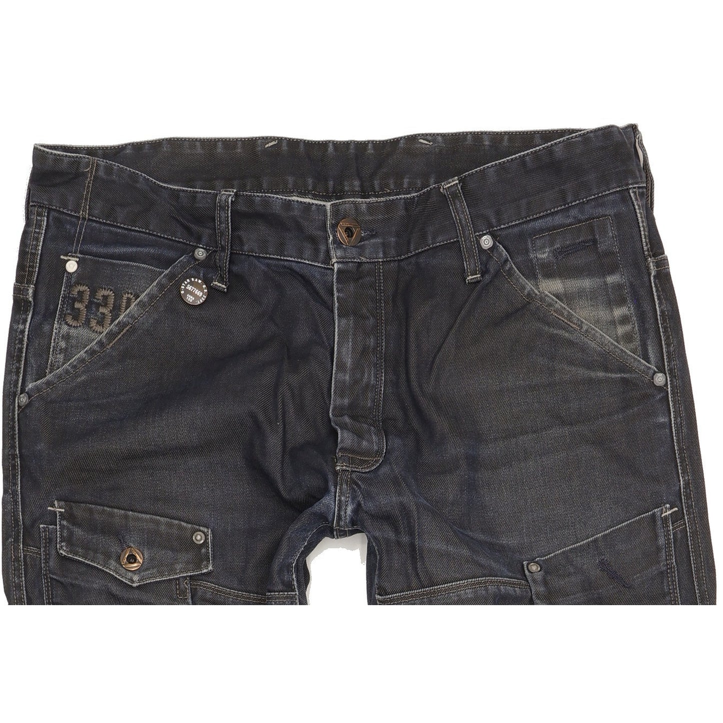 G-Star 5620 Men Navy Tapered Regular Jeans W36 L35