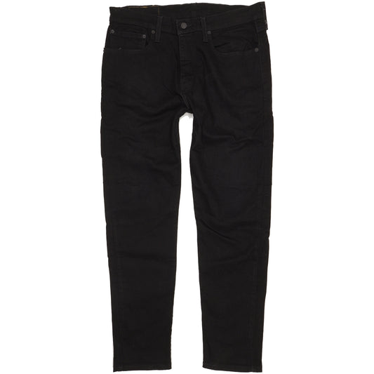 Levi's 502 Hi-Ball Men Black Tapered Regular Stretch Jeans W34 L30