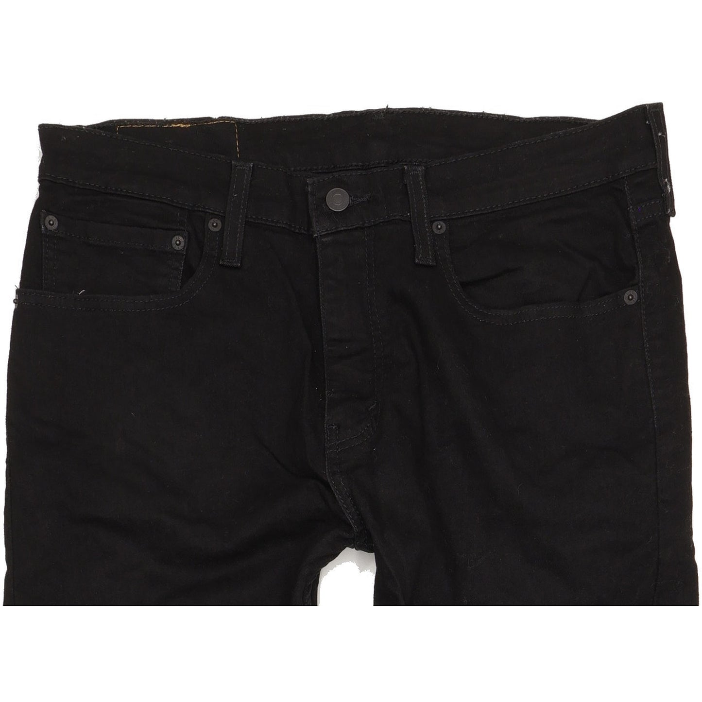 Levi's 502 Hi-Ball Men Black Tapered Regular Stretch Jeans W34 L30