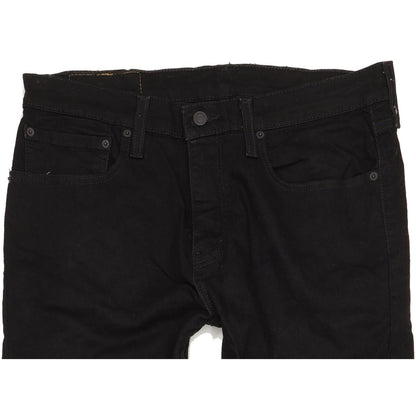 Levi's 502 Hi-Ball Men Black Tapered Regular Stretch Jeans W34 L30